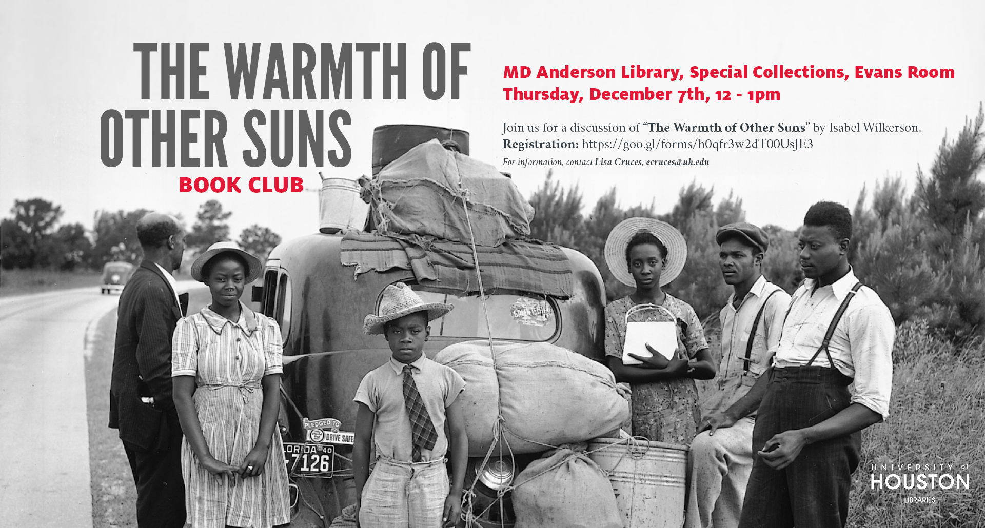 Join us on Thursday, December 7 for a discussion of "The Warmth of Other Suns."