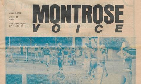 The Montrose Voice digital collection is now available in the UH Digital Library.