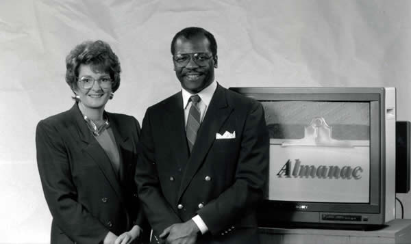 Betty Ann Bowser and JD Houston, hosts of Almanac