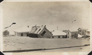 1915 Hurricane house damage
