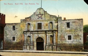 Alamo Postcard from the George Fuermann Collection