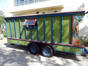 The Thomas's gypsy wagon