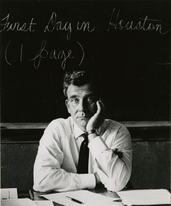 Jan de Hartog, University of Houston, 1962