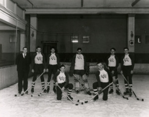 UH Men's Ice Hockey Team, 1936, from the UH Photographs Collection, available in the Digital Library