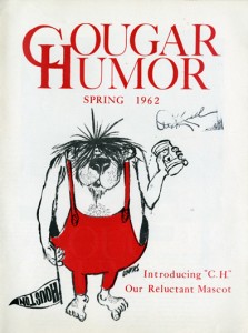 cover of Cougar Humor published in the spring 1962, from the Student Organization Records, University Archives