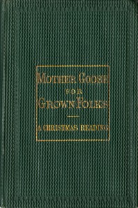 cover of Mother Goose for Grown Folks