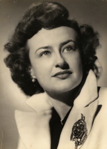 portrait of Nina Vance, from the Nina Vance Alley Theatre Papers