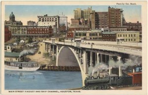 Main Street Viaduct, from the George Fuermann "Texas and Houston" Collection, University of Houston Libraries' Special Collections