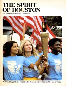 cover of The Spirit of Houston. The First National Women's Conference. An Official Report to the President, the Congress, and the People of the United States. (1972)