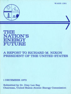 cover of "The Nation’s Energy Future," 1973 (from the Tenneco Energy History Records)